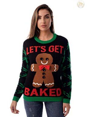 Ugly Christmas Sweater Women's Pullover Crew Neck Moisture-Wicking